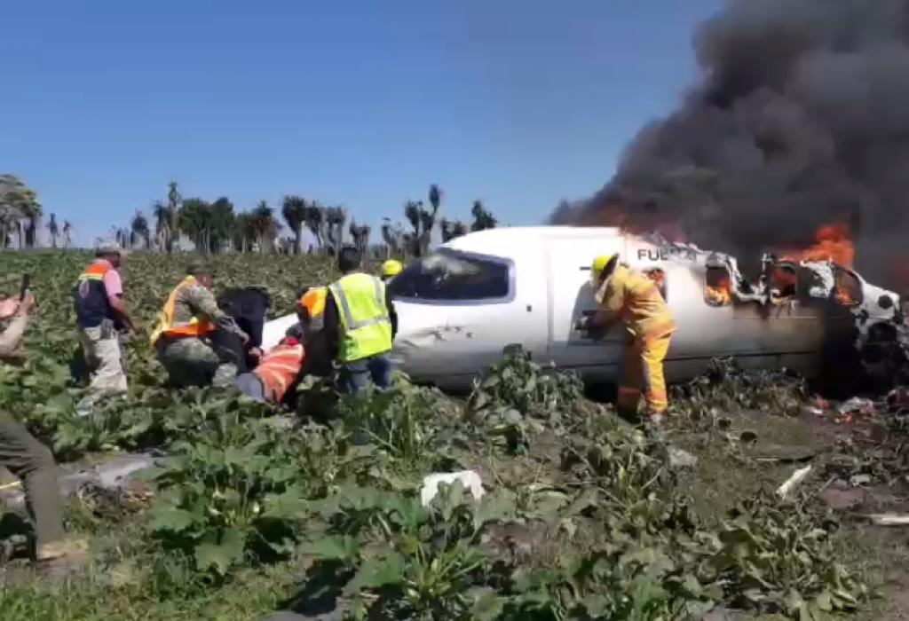 Pierden la vida seis militares en accidente de aeronave de la Fuerza Aérea