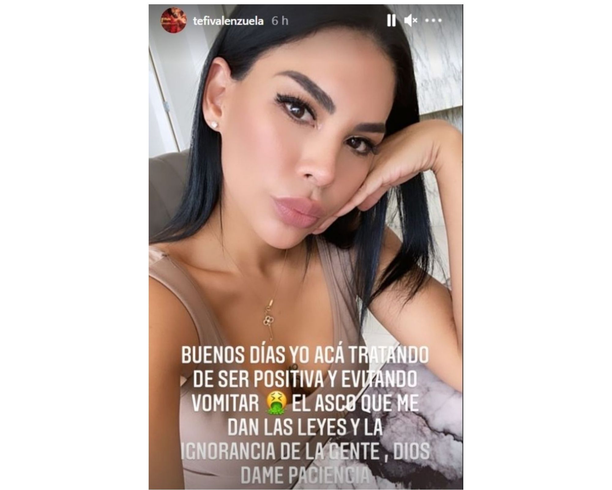 “El asco que me dan las leyes”: Tefi Valenzuela reacciona a disculpa de Eleazar Gómez