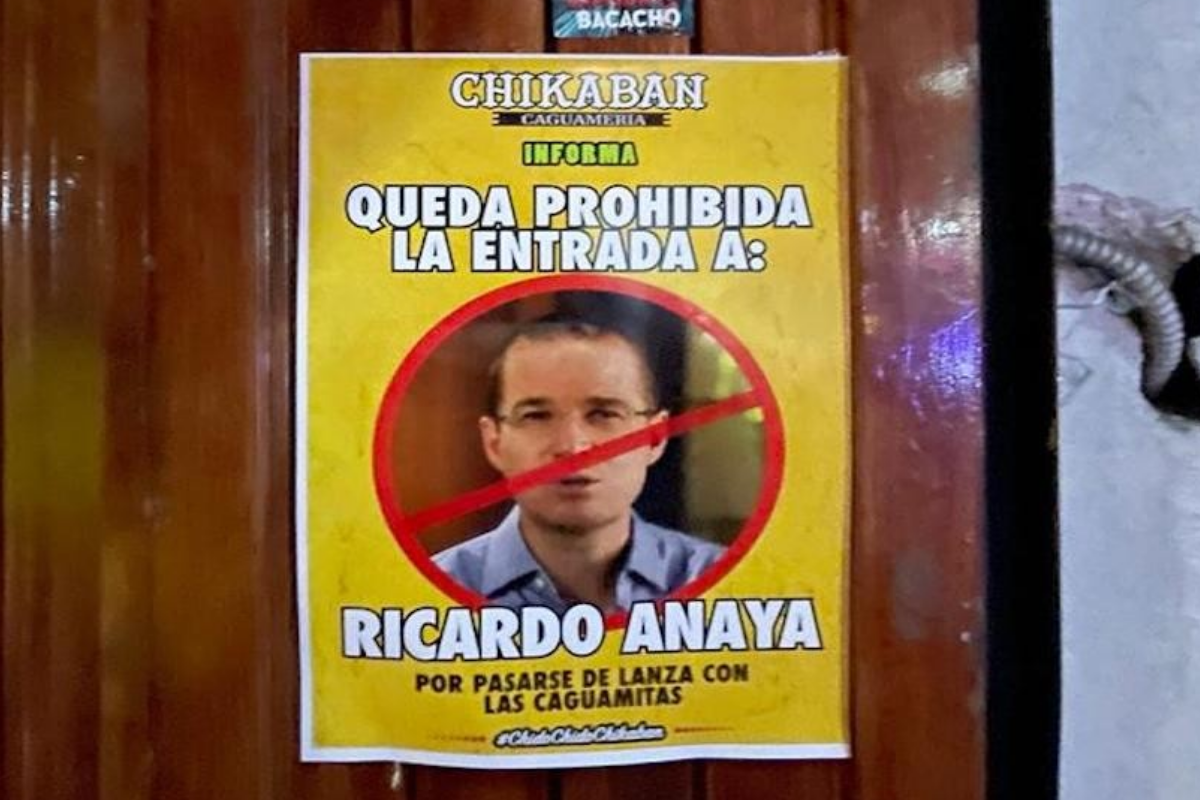 Vetan a Ricardo Anaya en bar de Veracruz por meterse con “las caguamitas”