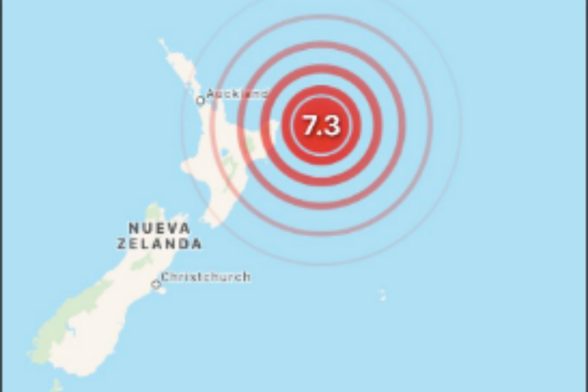 Sismo de magnitud 7.3 sacude Nueva Zelanda; alertan de posible tsunami