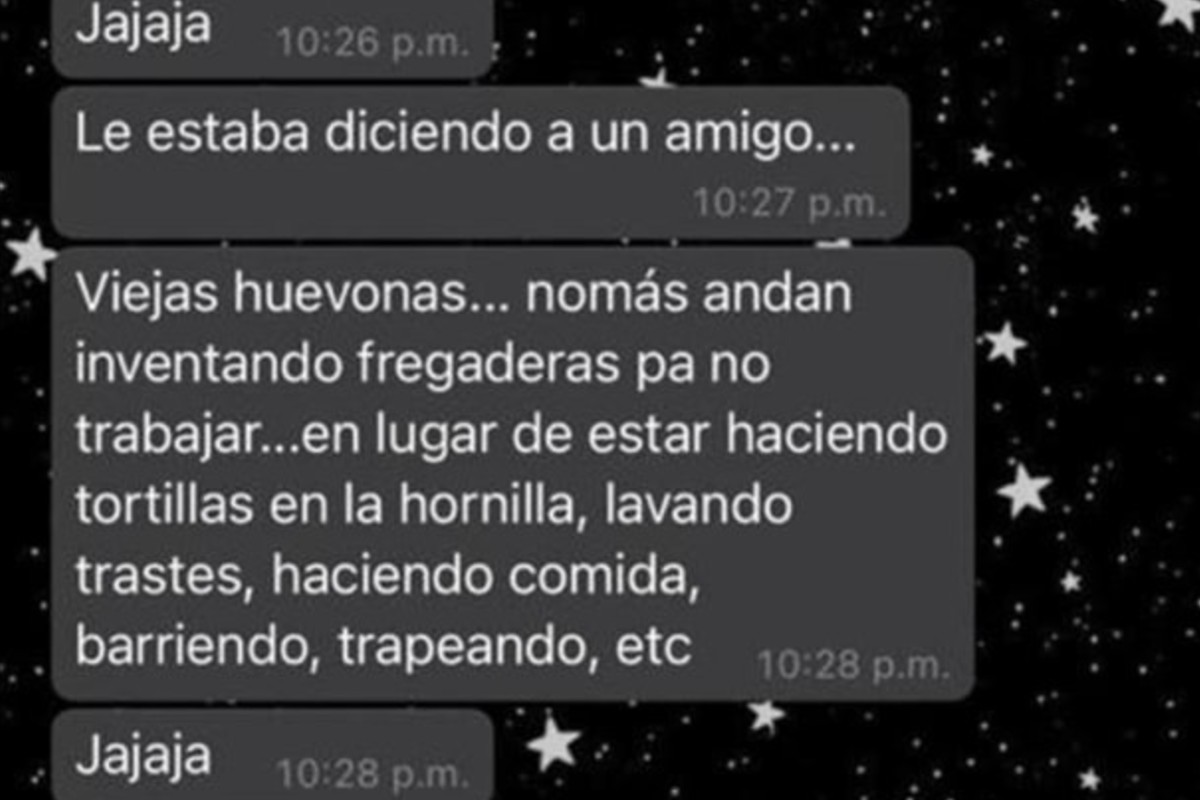 “Viejas huevonas, en lugar de estar trapeando”: Maestro se burla de paro del 9M