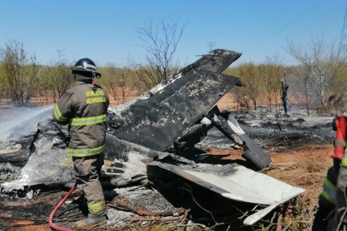 Se desploma avioneta en Hermosillo en la que viajaba el subsecretario de Desarrollo Económico de Sonora