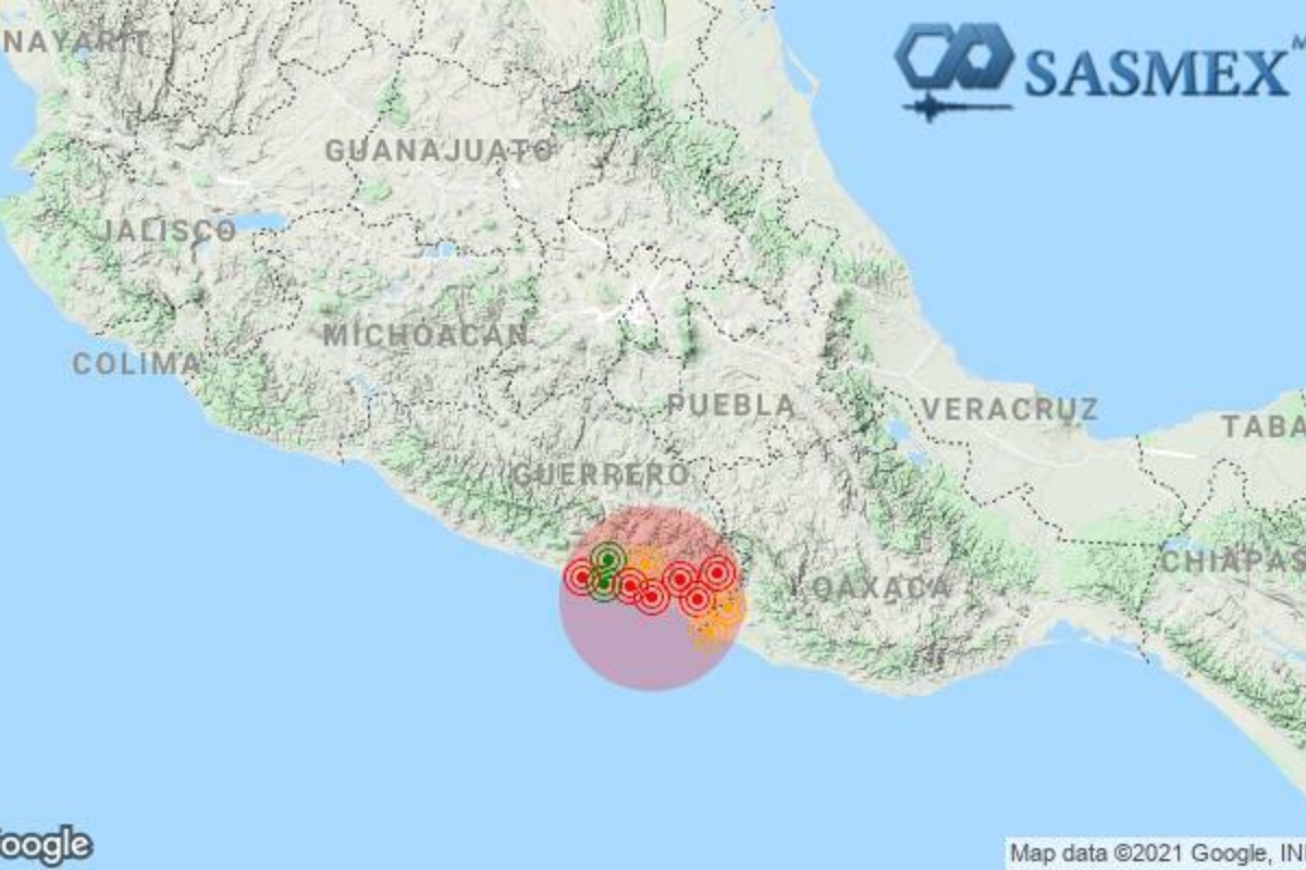 Se registra sismo de 5.7; activan alerta sísmica en CDMX y Edomex