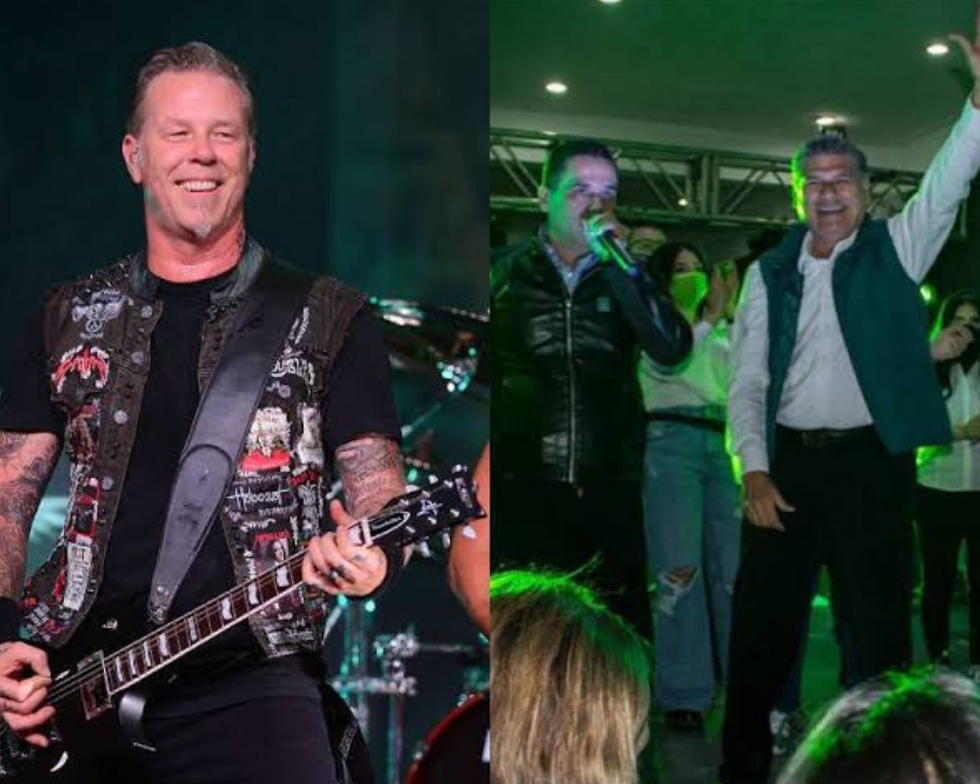 Candidato de Tamaulipas promete llevar a Metallica a Reynosa si gana las elecciones