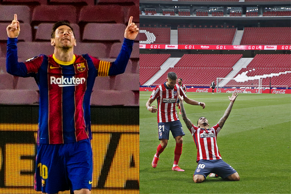 Atlético Madrid vuelve al liderato y el Barça golea al Getafe