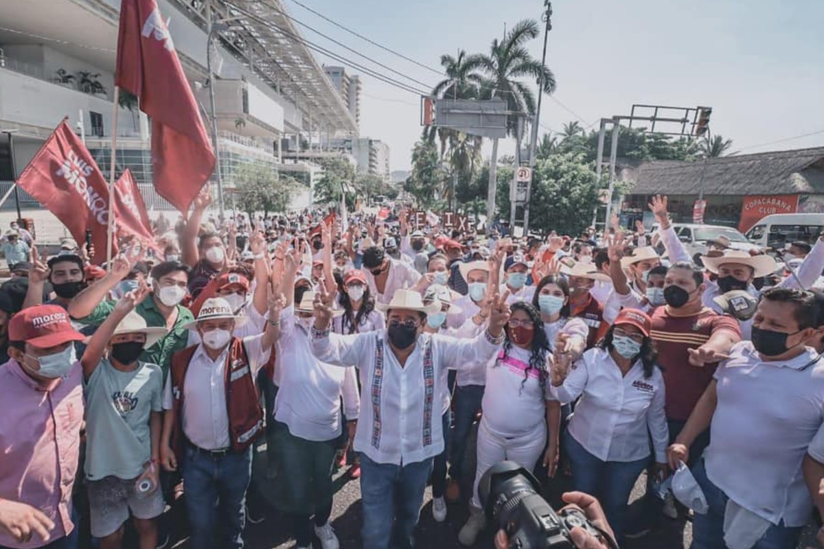 “Vamos a luchar hasta la victoria” Félix Salgado realiza marcha en Acapulco