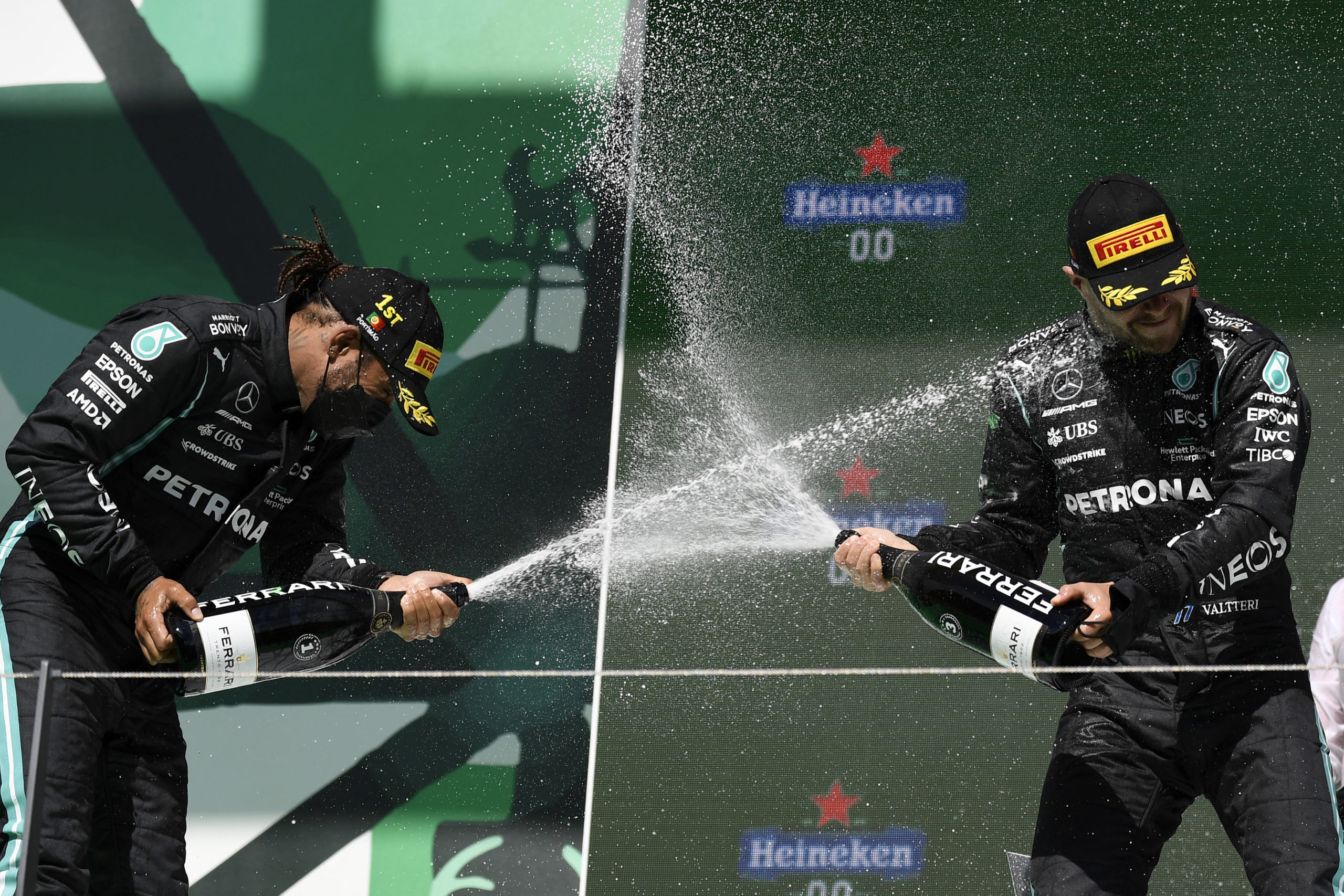 Hamilton gana en GP de Portugal su segunda carrera de esta temporada