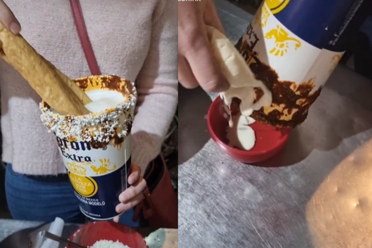 ¡Michenmoladas! La nueva combinación de michelada con mole y flautas de pollo que se ha vuelto viral
