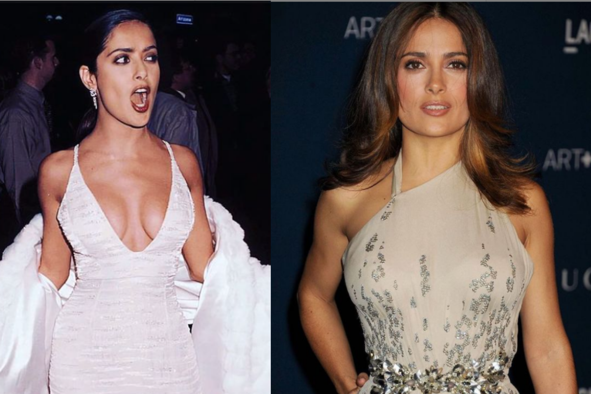 Sale a la luz imagen de Salma Hayek comiendo unos ricos tacos en Coatzacoalcos