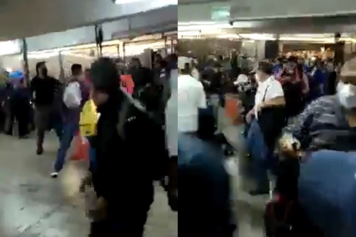 Se arma la campal en Metro Pantitlán