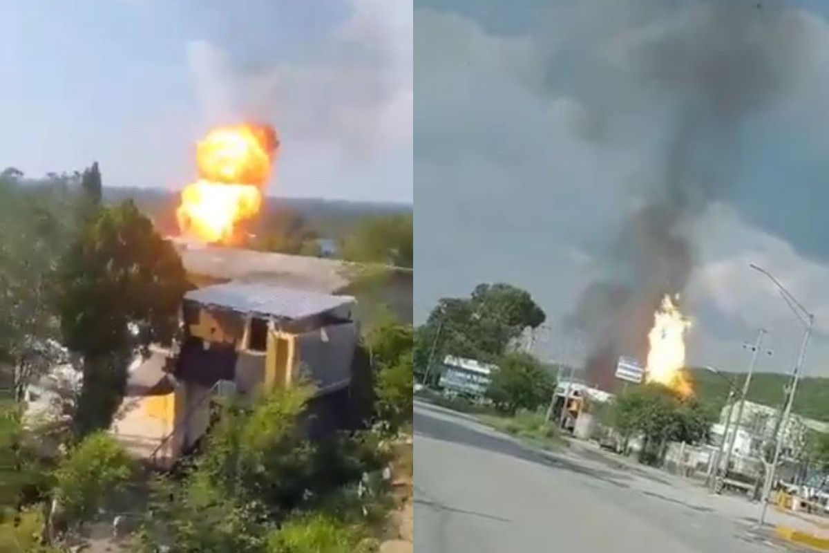 Se registra explosión en gasera de Montemorelos, Nuevo León