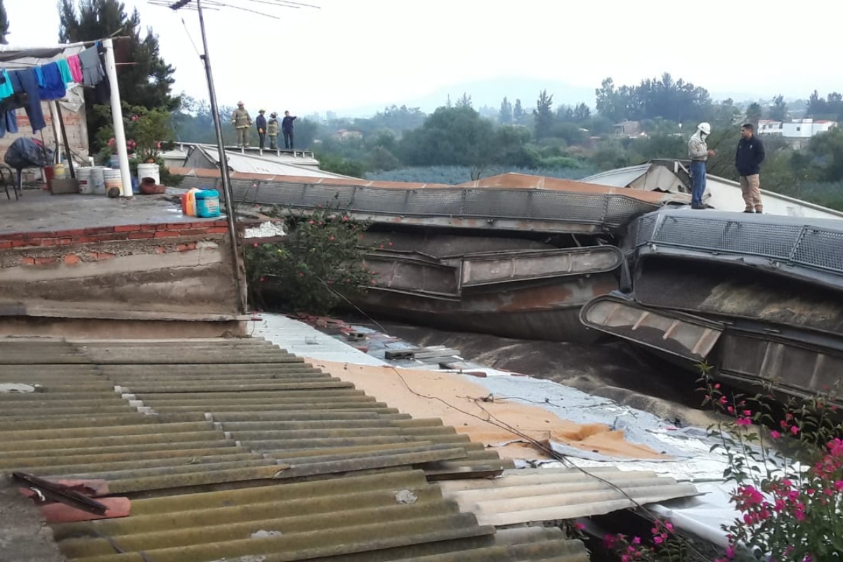 Se descarrila tren de carga en Jalisco; reportan un muerto y tres heridos