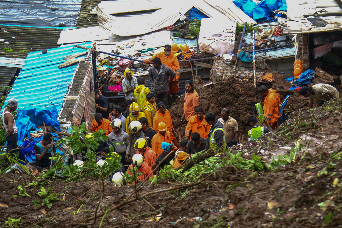 Al menos 34 muertos en India por las lluvias del monzón