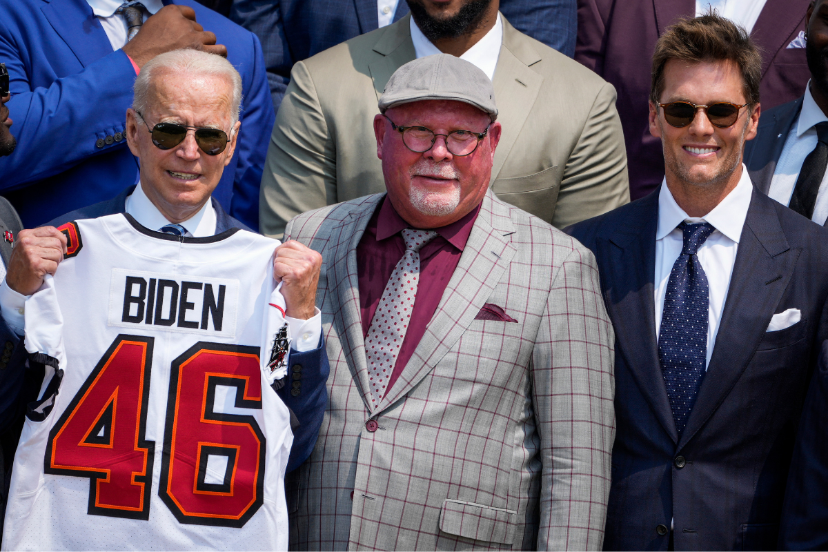 “El 40% tampoco creía que ganaríamos”; Tom Brady bromea con Joe Biden