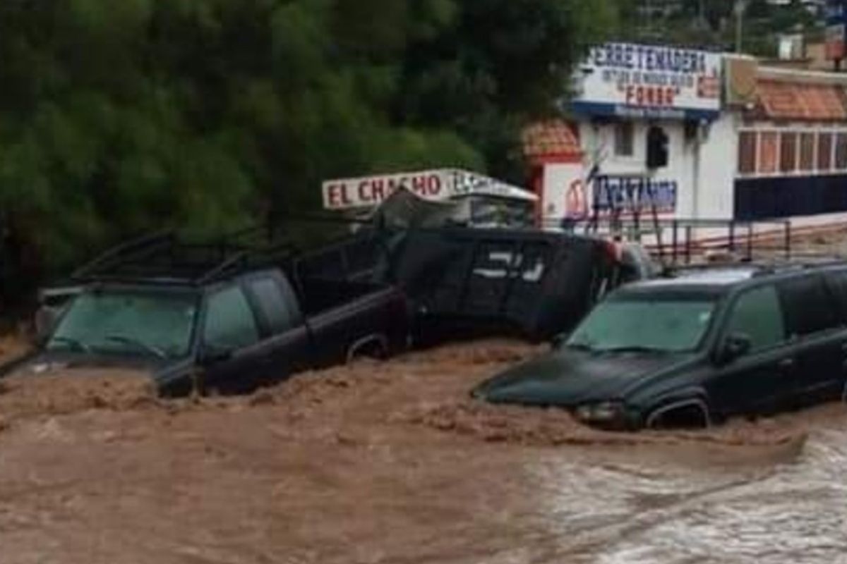 Intensas lluvias provocan muerte de una mujer en Nogales, Sonora