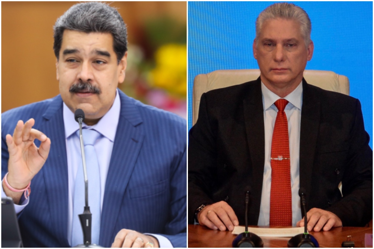“Todo el apoyo a Díaz-Canel”, Nicolás Maduro dice al presidente de Cuba