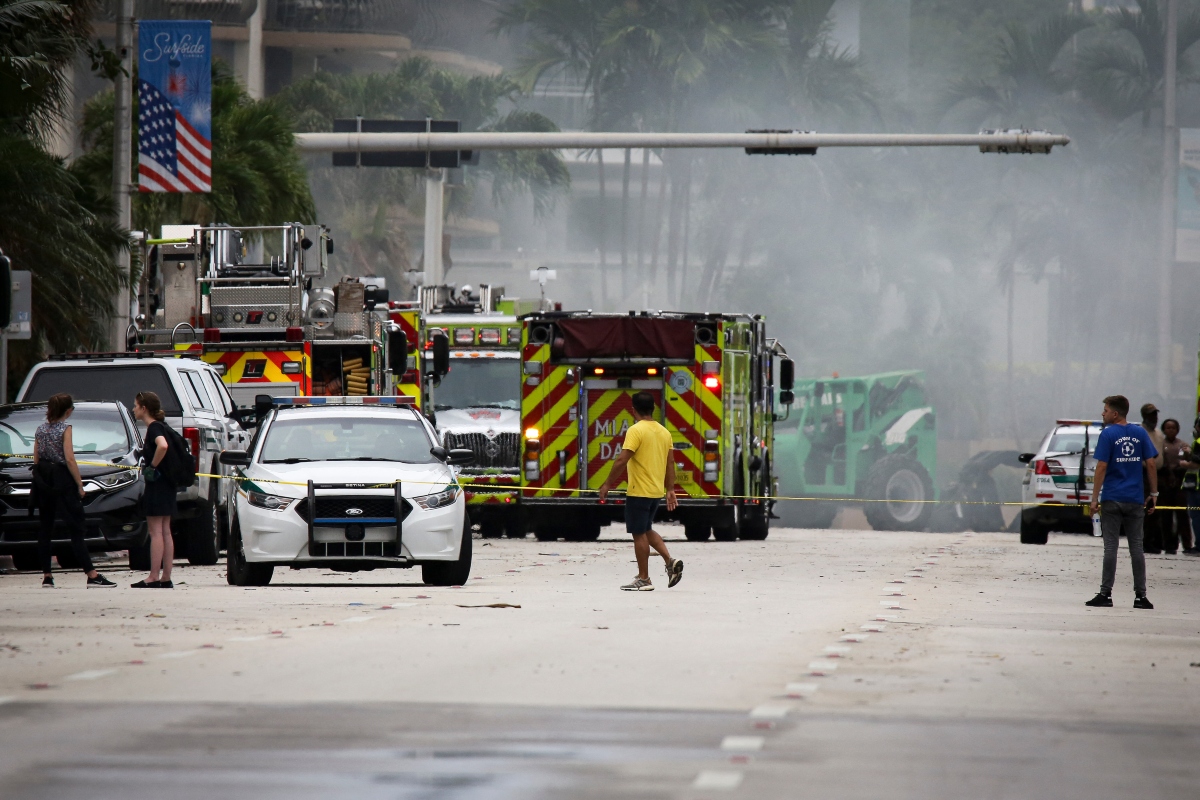 Al menos 20 muertos y 128 desaparecidos tras derrumbe en edificio de Florida