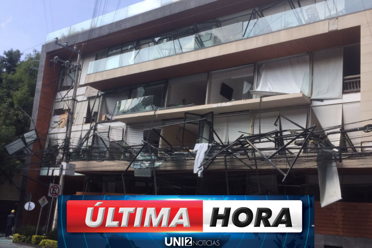 Suman 21 lesionados y un fallecido tras explosión por acumulación de gas en edificación de la colonia Acacias