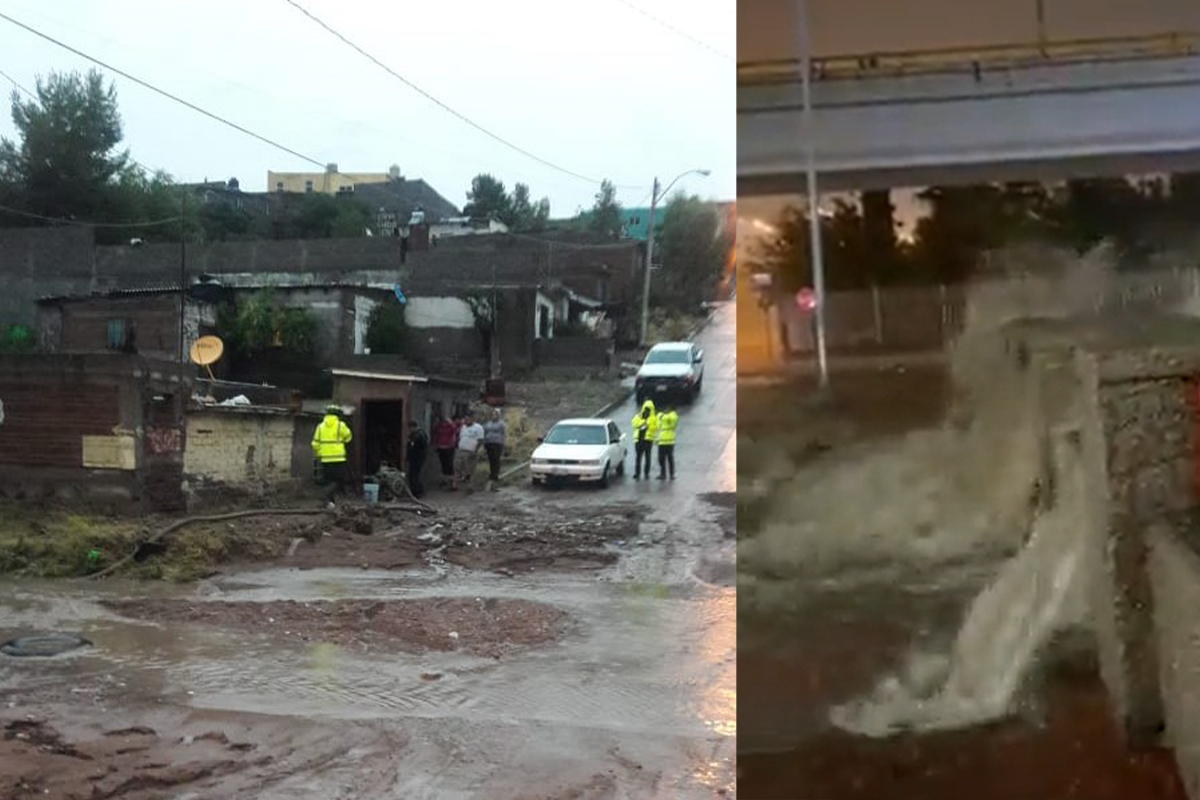Fuertes lluvias en Chihuahua dejan una persona sin vida y varias afectaciones
