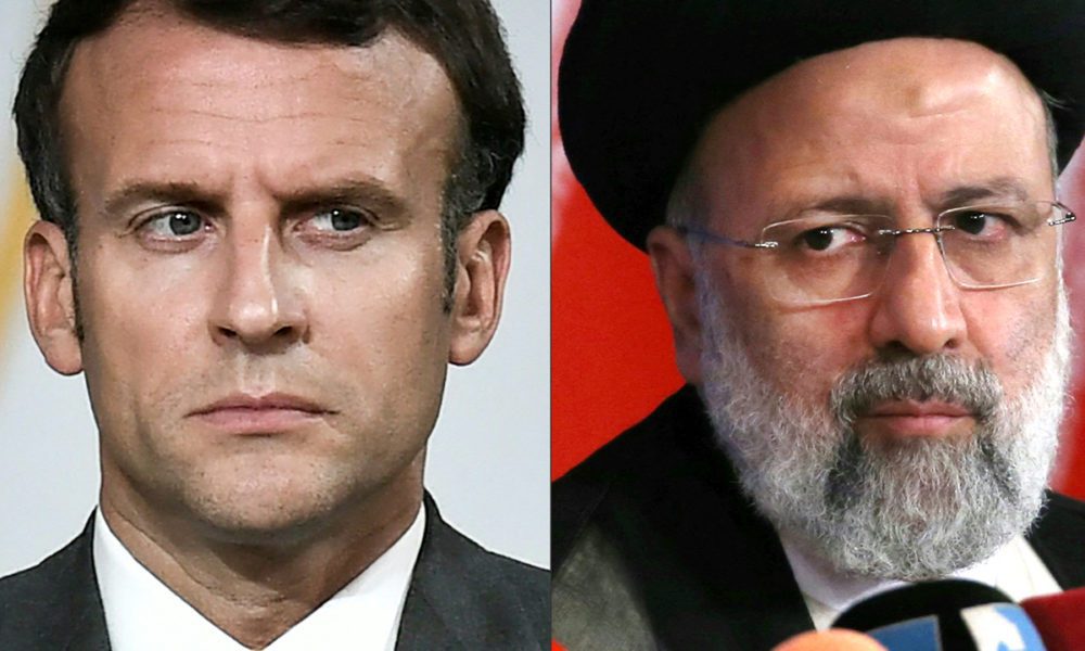 Macron insta a presidente iraní a "detener rápidamente" las violaciones nucleares