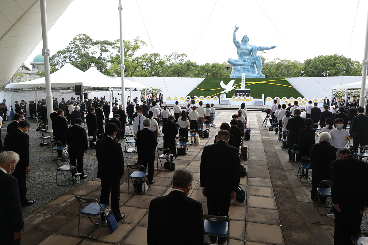 Nagasaki conmemora de manera sobria los 76 años de los bombardeos atómicos