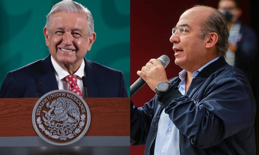 AMLO y Felipe Calderón