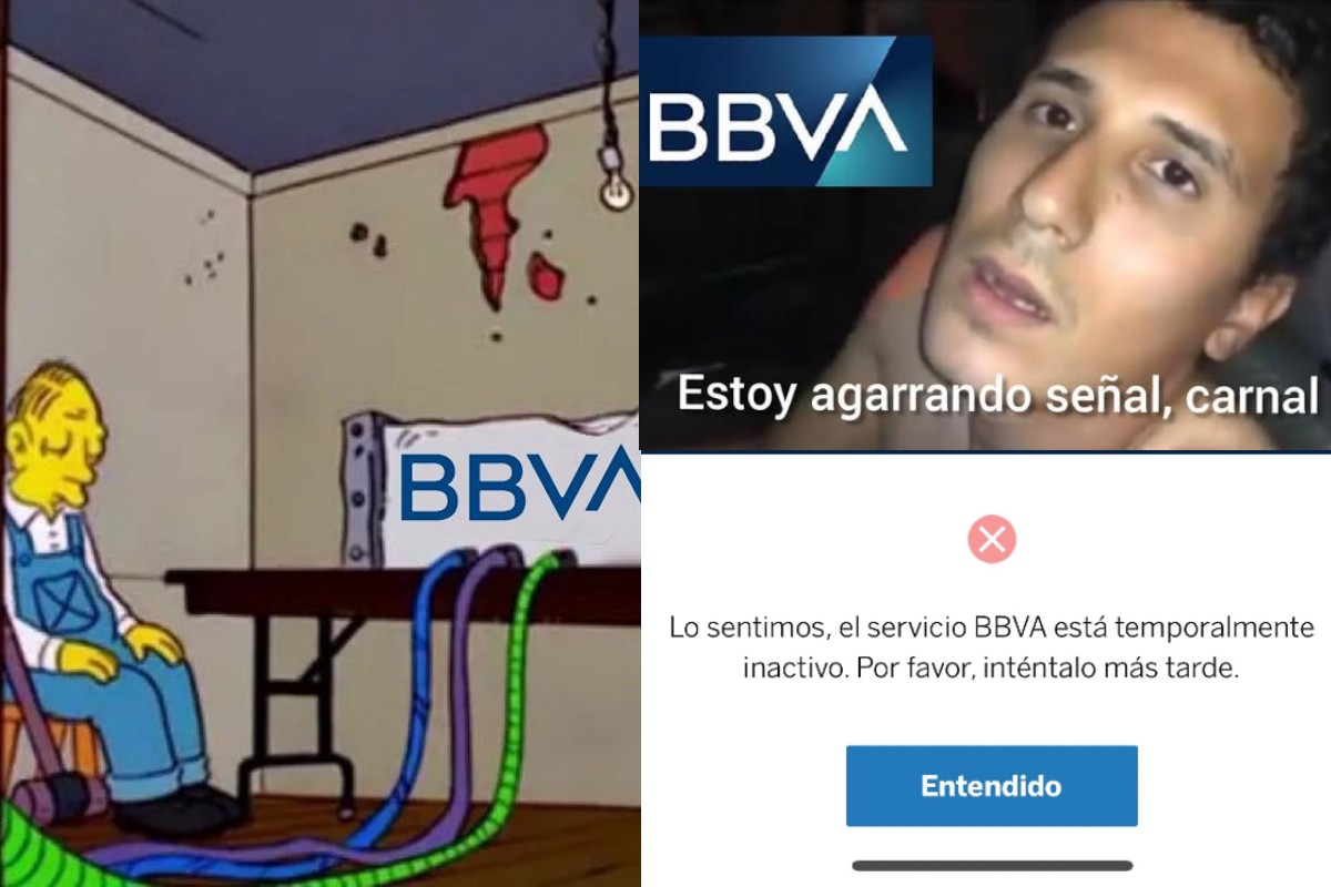 BBVA presenta fallas en app y cajeros; tuiteros responde con memes