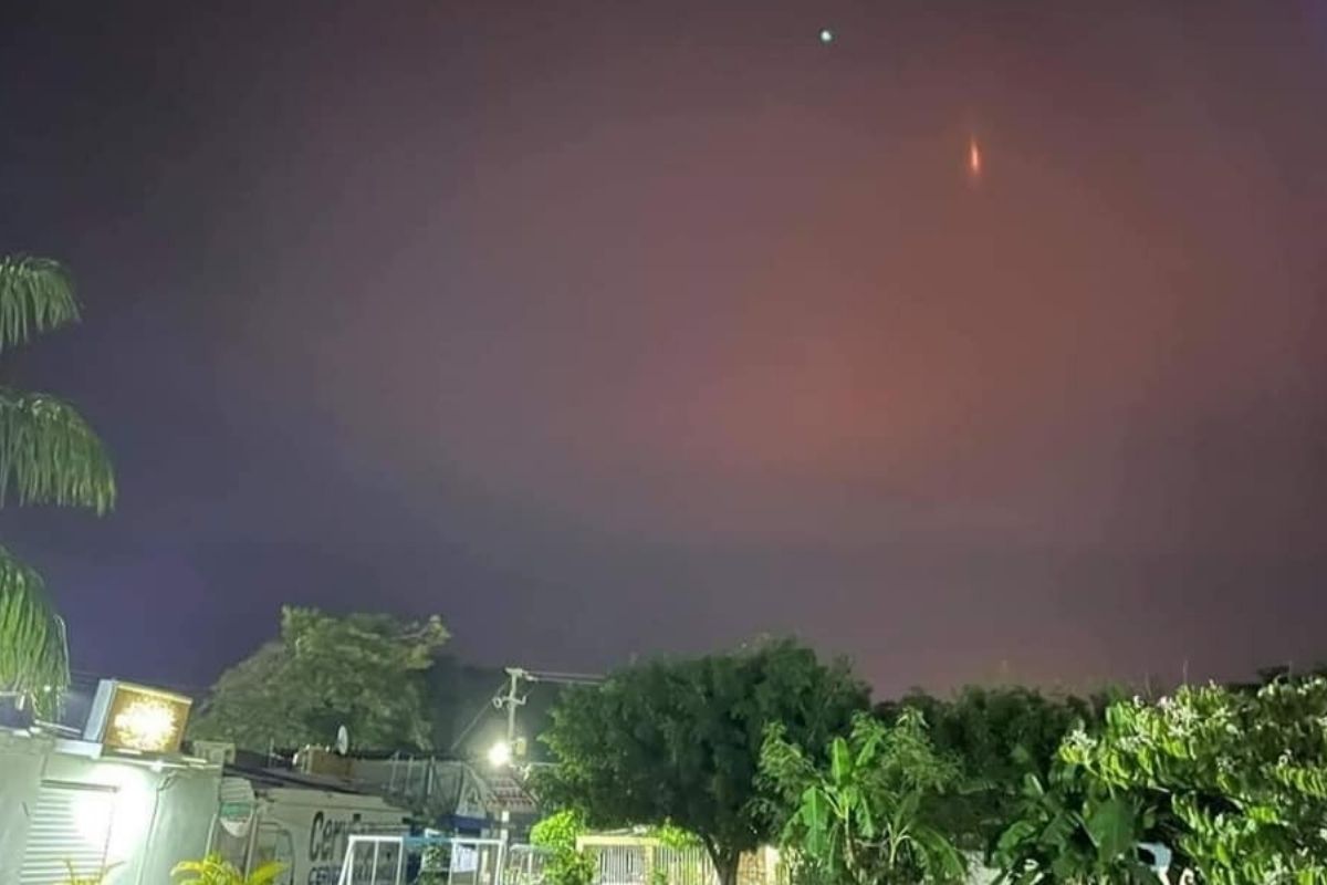 Captan extrañas luces en el Istmo de Tehuantepec, rumoran prediccion de sismo