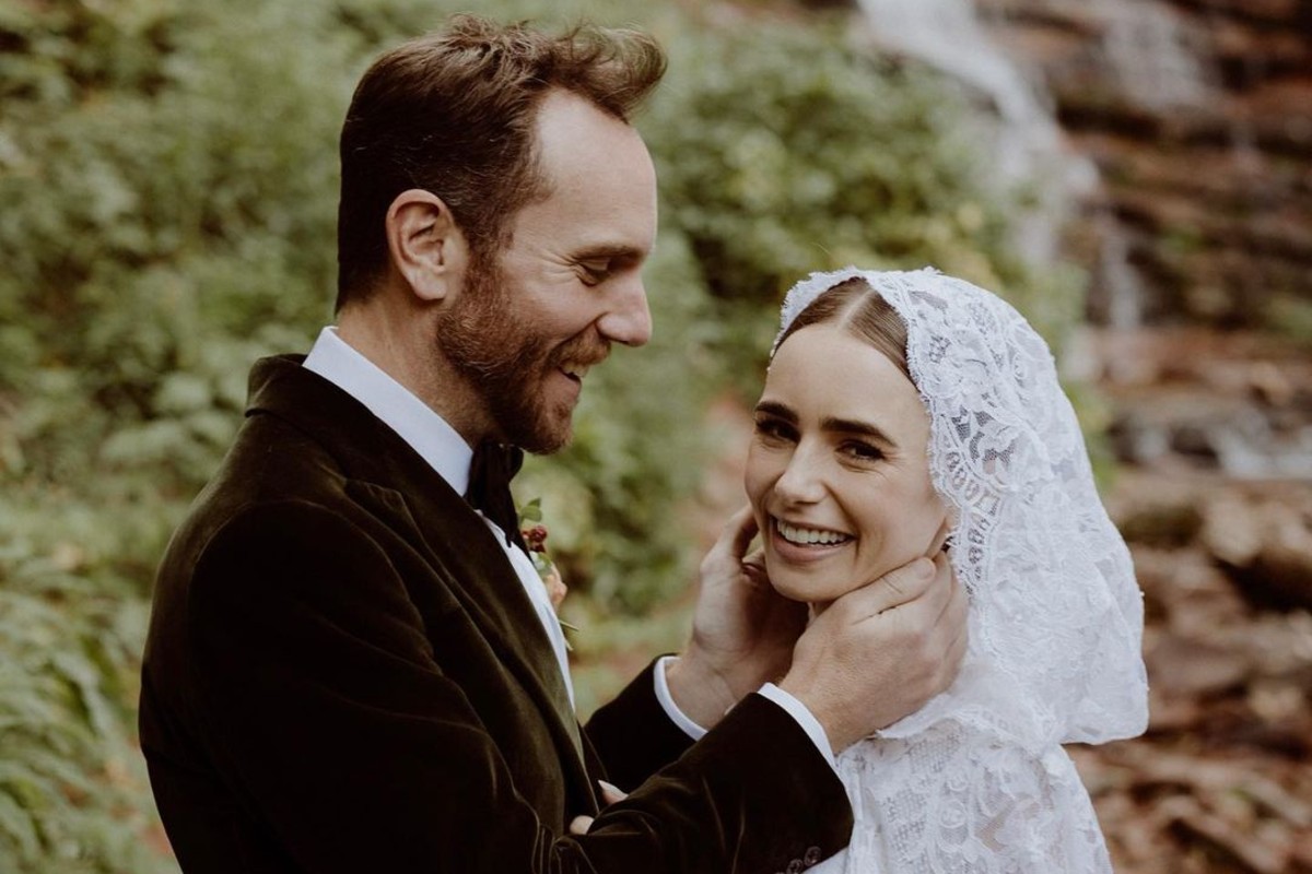 “Mágico”: Lily Collins se casa en boda de cuento de hadas