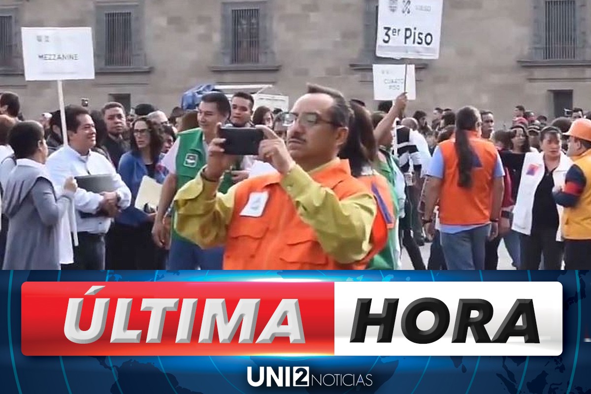 México realiza Segundo Simulacro Nacional 2021