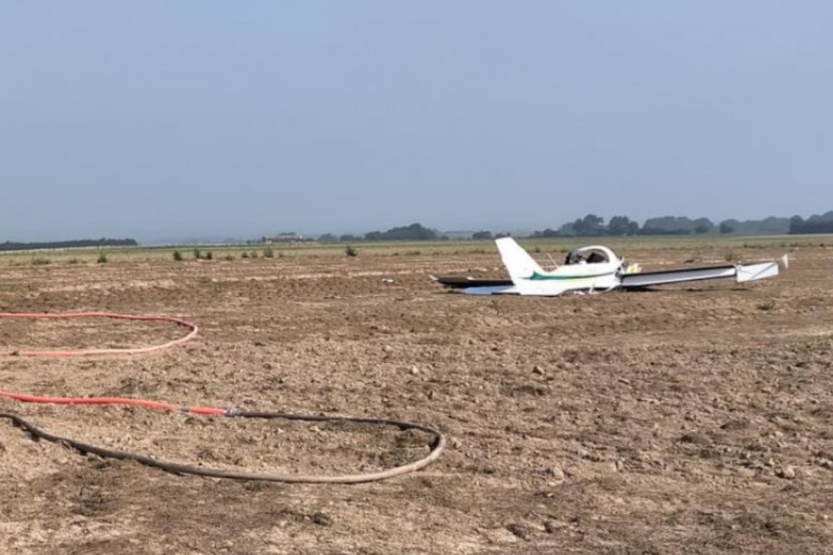 Suman dos muertos tras accidente de avión turístico en Francia