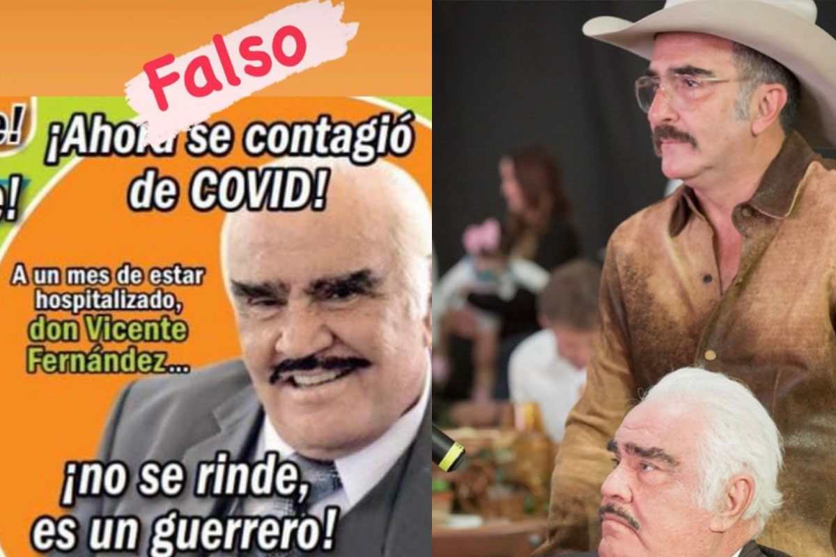 “No crean chismes”; Vicente Fernández Jr. desmiente que Chente tenga Coronavirus