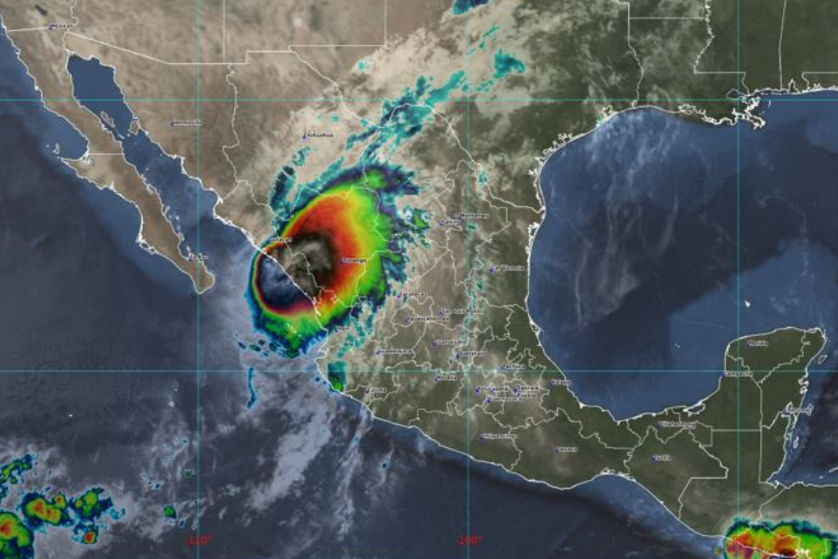 Huracán Pamela toca tierra en Sinaloa y se intensifica a categoría 1