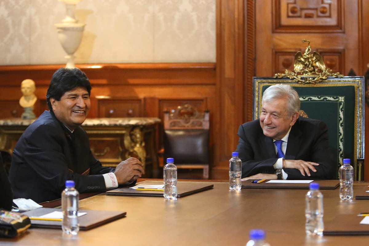 “Gratitud por salvarnos la vida”: Evo Morales se reúne con AMLO