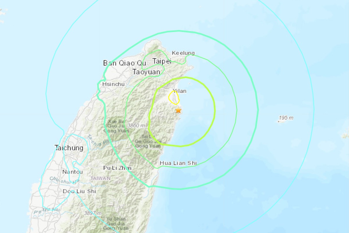 Sismo de magnitud 6,5 sacude el nordeste de Taiwán