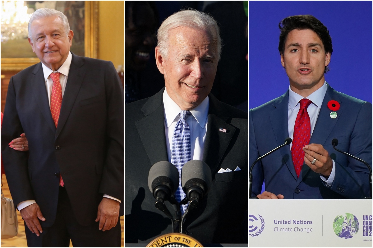 Biden planea reunión con AMLO y Trudeau