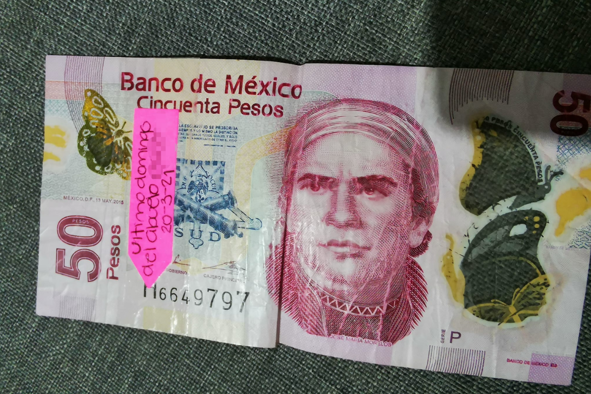 Mujer busca al dueño de un billete que le dio su abuelo de “último domingo”