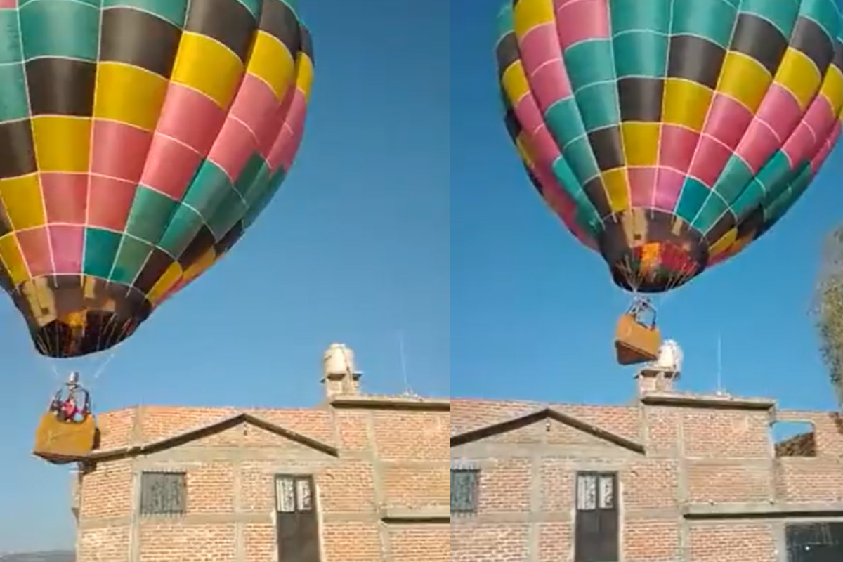 Globo aerostático choca con vivienda durante Festival Internacional del Globo