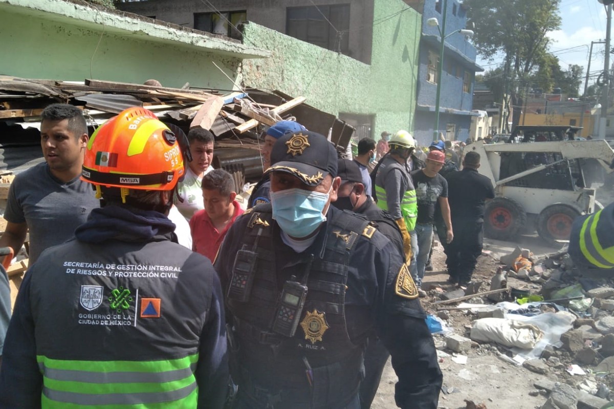 Suman 12 lesionados y dos desaparecidos por explosión en Pensil Norte, Miguel Hidalgo