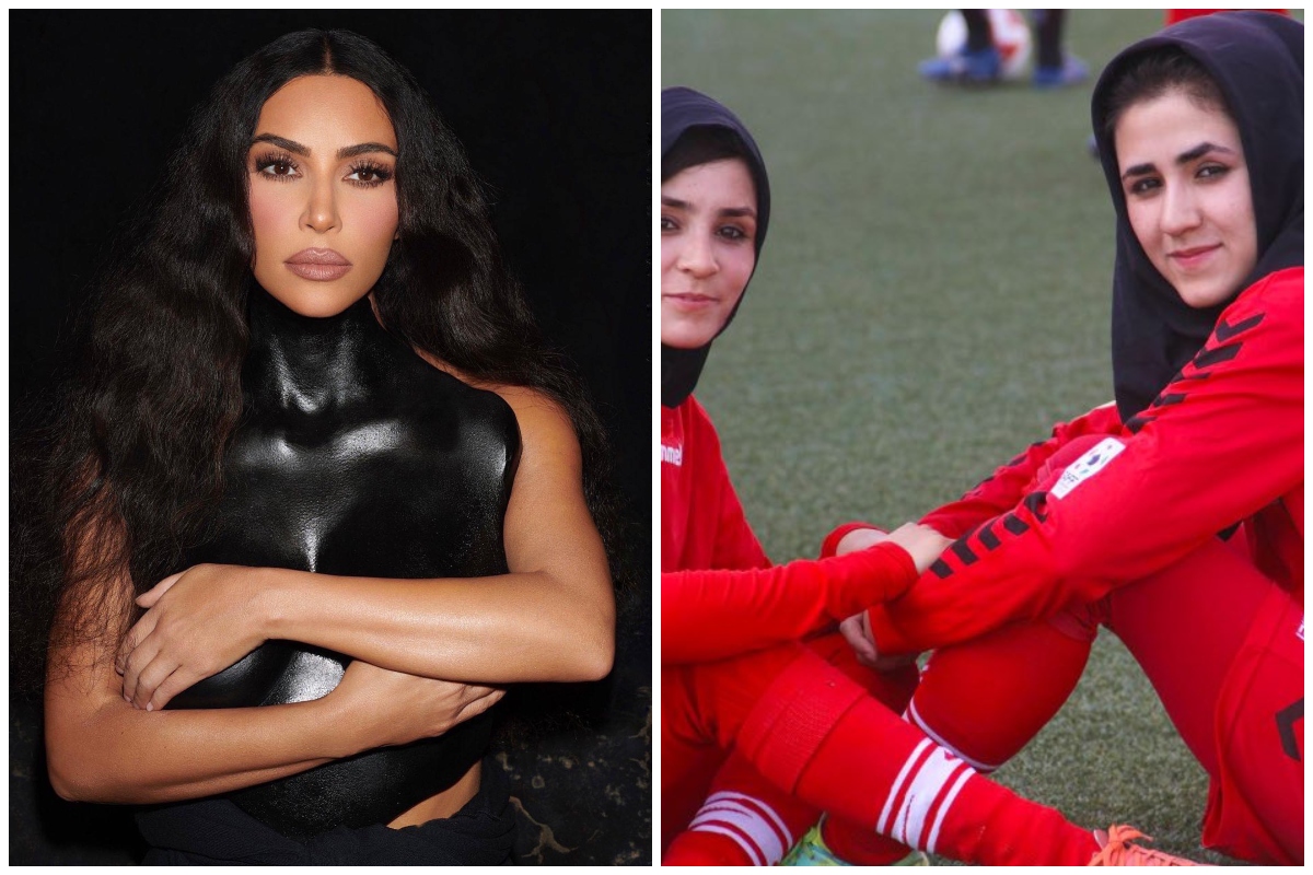 Kim Kardashian financia traslado de futbolistas afganas a Reino Unido