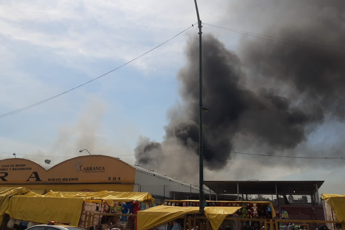 Incendio en Mercado de Sonora fue a causa de un corto circuito: Sheinbaum