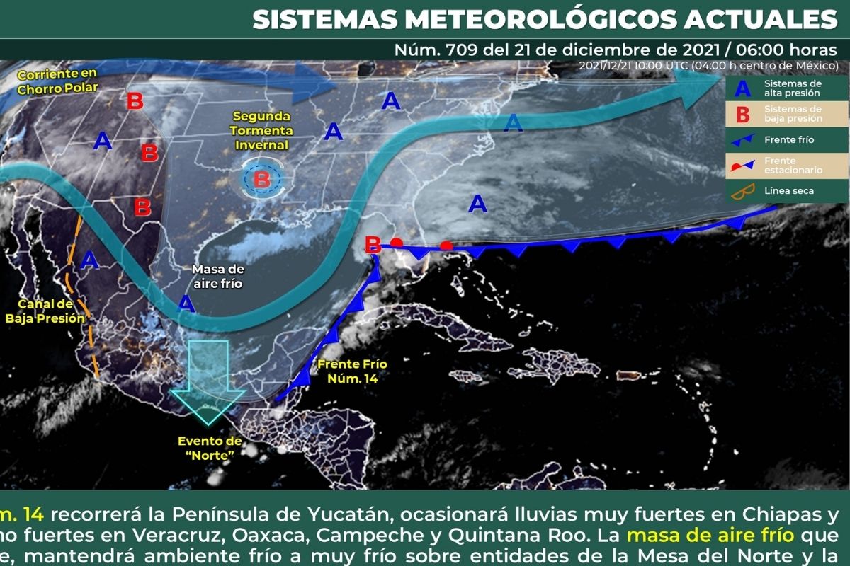 ¡Abrígate bien! Frente frío 14 bajará las temperaturas en el Valle de México