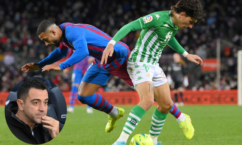 Barcelona sufre primera derrota contra el Betis con Xavi al frente