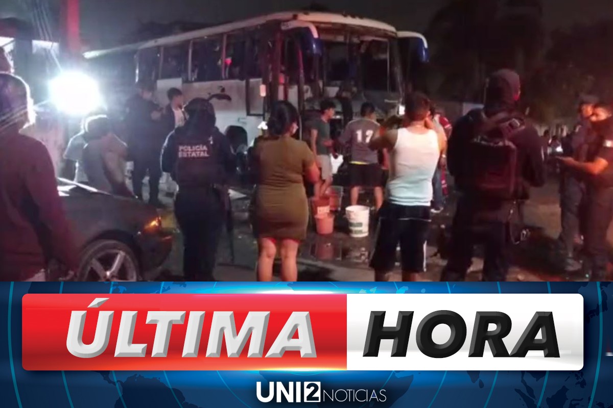 Al menos ocho heridos por explosión en autobús de peregrinos en Córdova, Veracruz