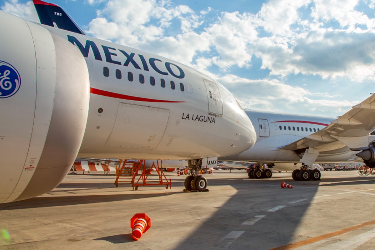 Aeroméxico suma 485 vuelos cancelados en el AICM por Covid-19