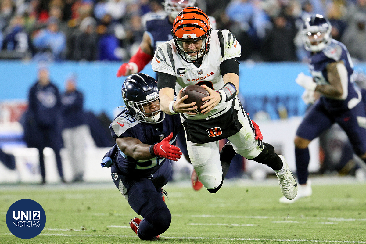 Cincinnati Bengals gana 19 a 16 frente a Tennesse Titans