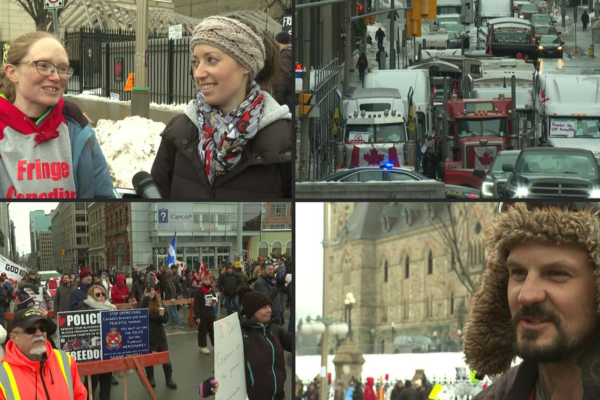 “Convoy de la libertad” canadiense inspira  protestas en todo el mundo