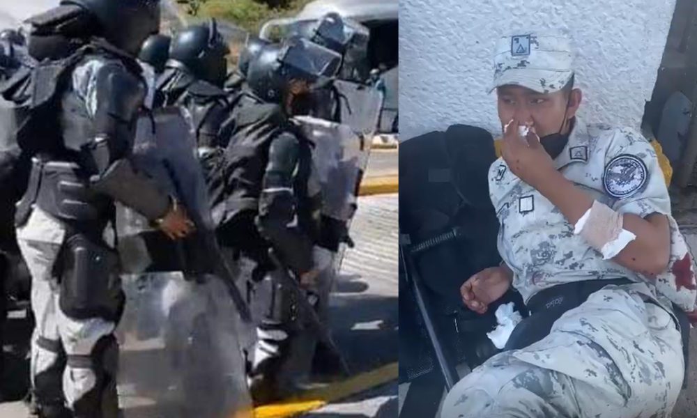 Enfrentamiento entre policías y normalista de Ayotzinapa deja 37 heridos