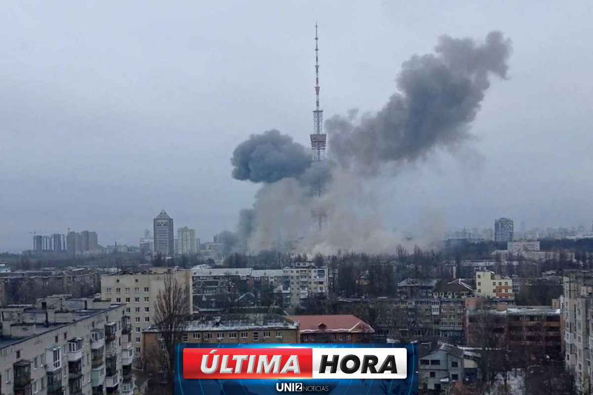 Ataque ruso contra torre de TV en Kiev deja al menos cinco muertos