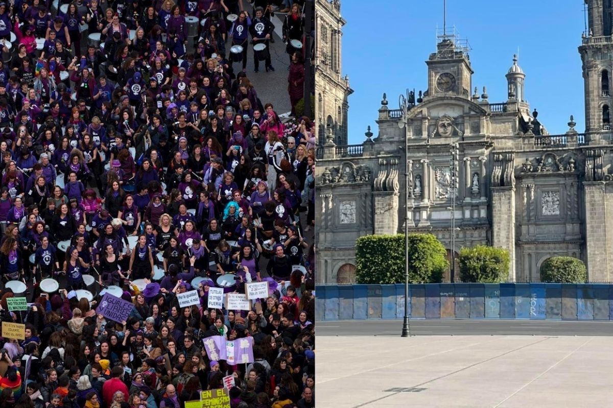 Con sopletes y bombas molotov, AMLO acusa que se manifestarán mujeres el 8M